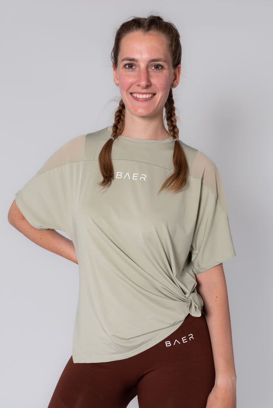BAESICK - OLIVE GREEN SHIRT